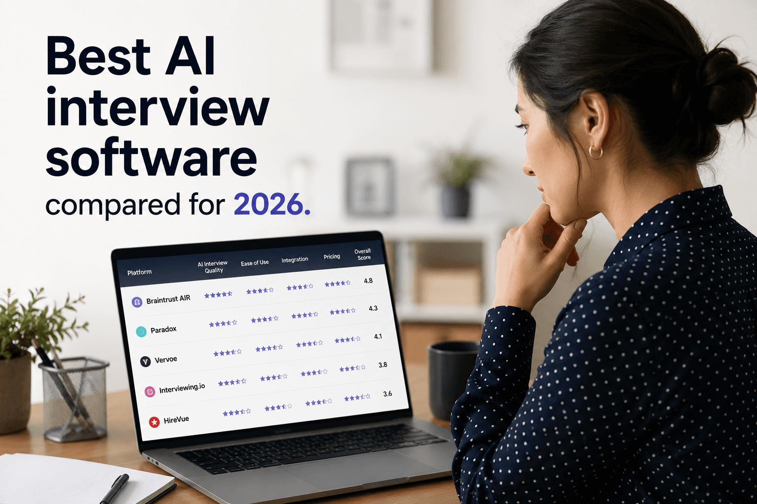 Best AI Interview Software Compared for 2026