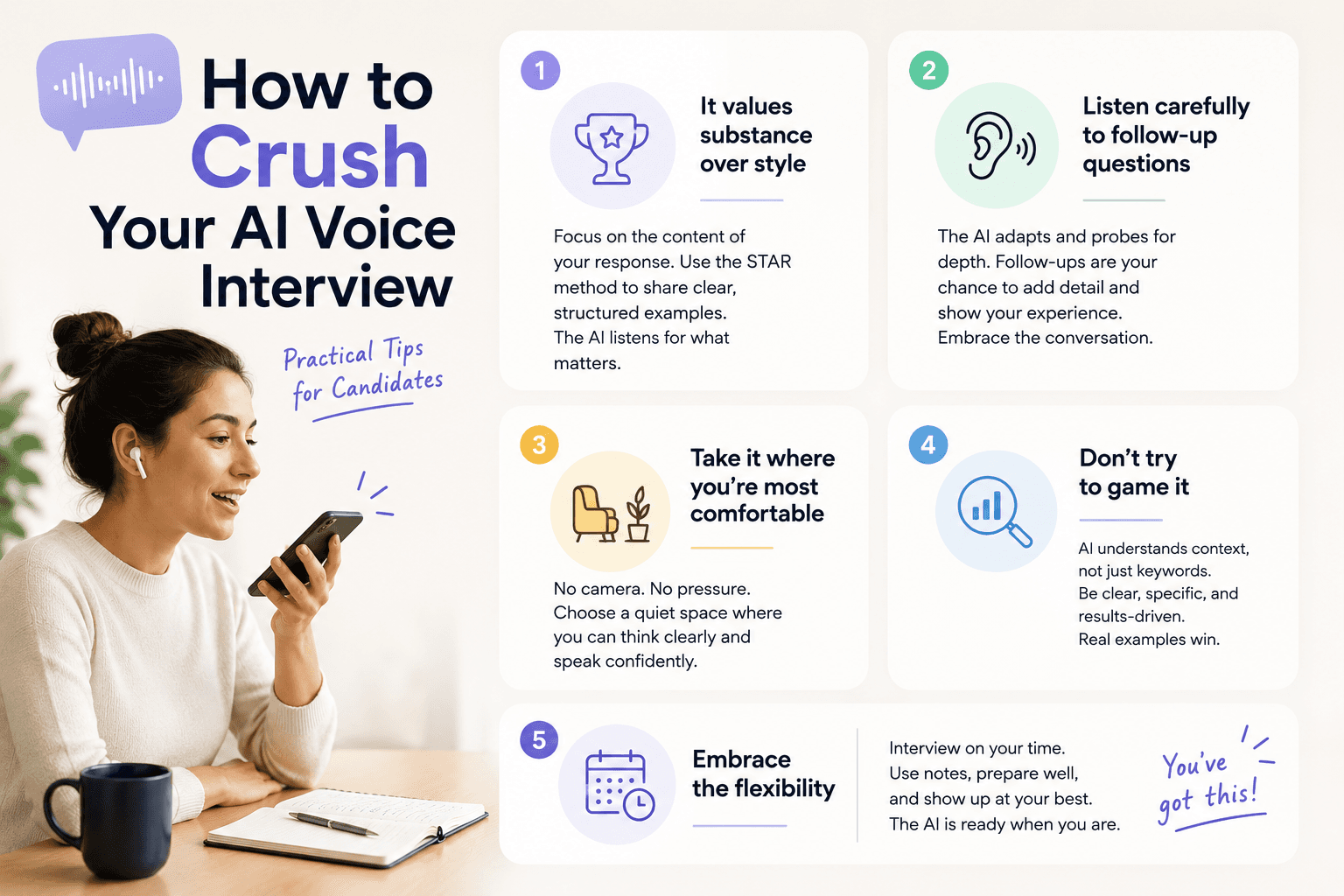 How to Crush Your AI Voice Interview: Practical Tips for Candidates