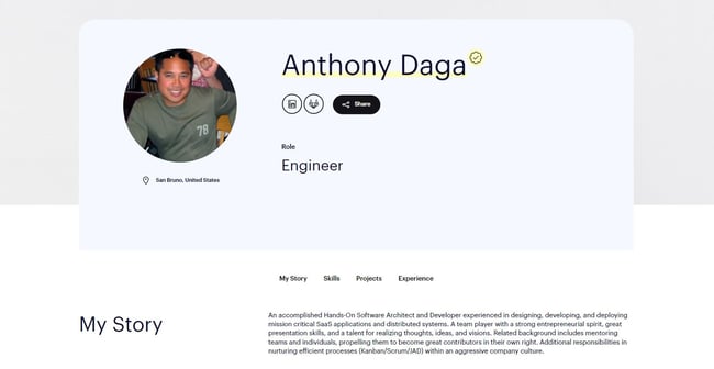 Anthony Daga, Full Stack Software Developer, Braintrust profile