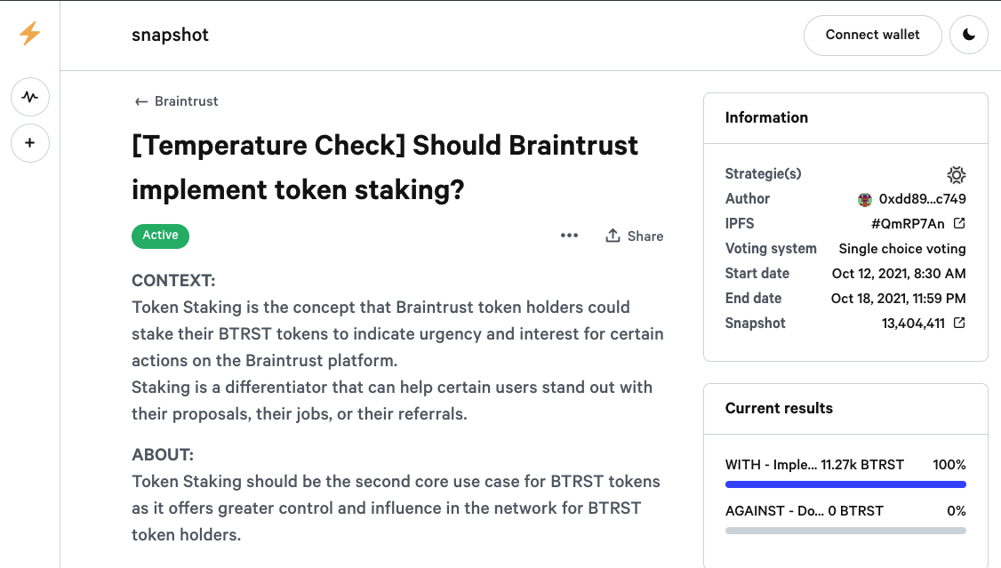 Braintrust Growth Report 27 Infrastructure Snapshot 