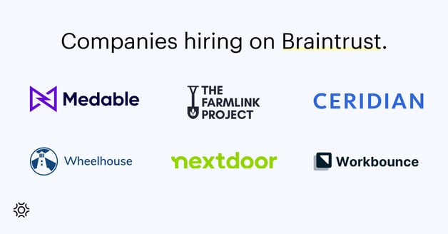 Companies hiring on Braintrust July 15 2022 (1)