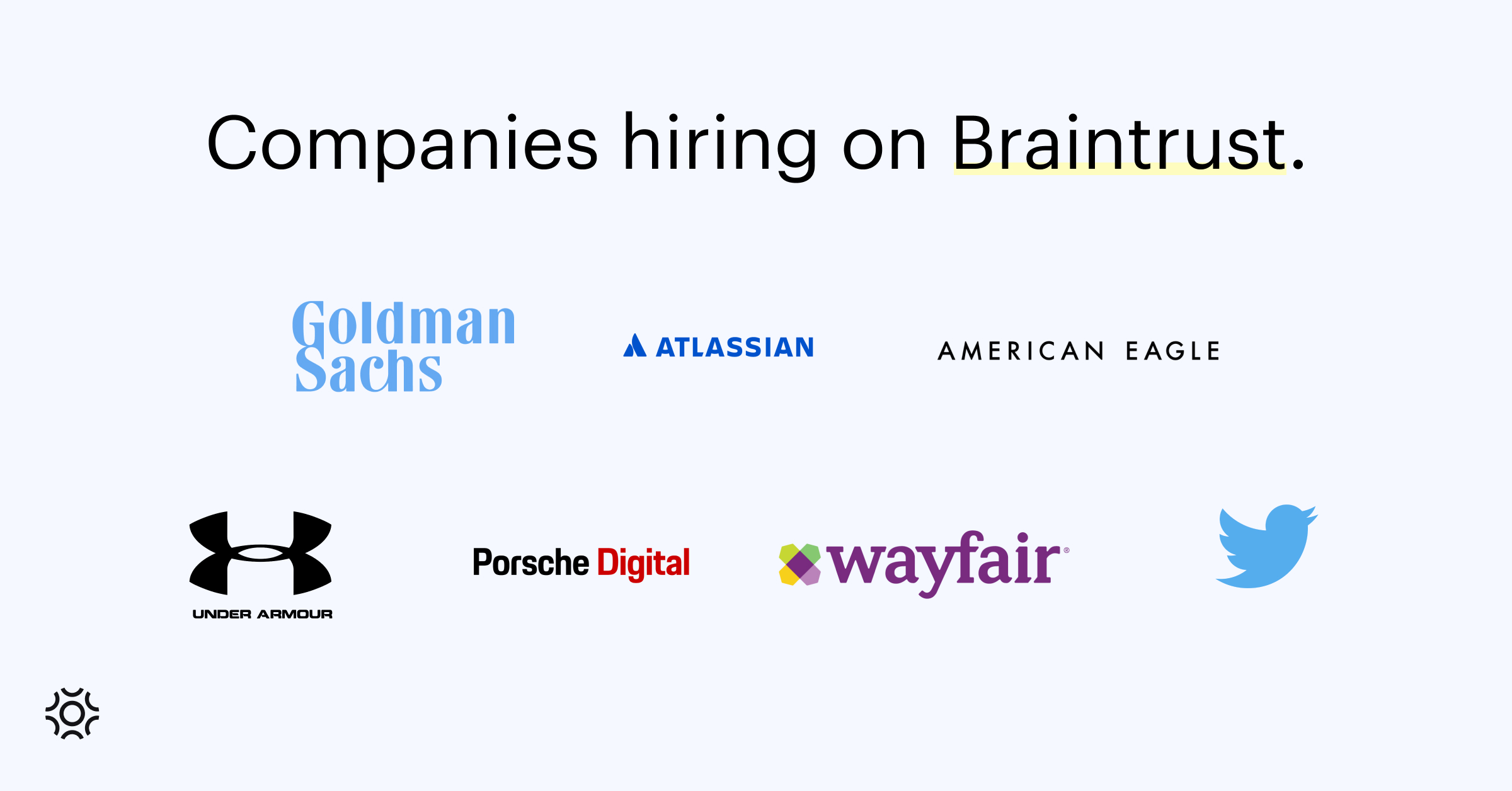 Companies hiring on Braintrust Sept 2 2021-