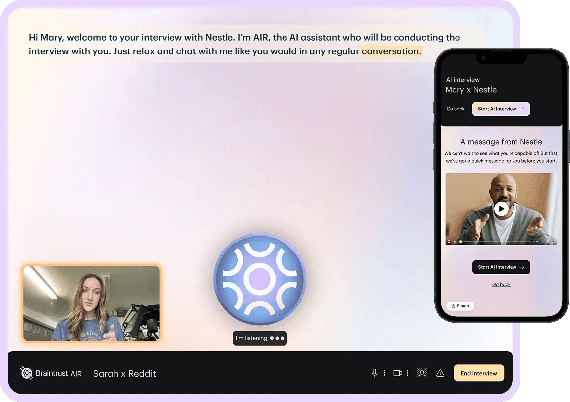 Interview automatically