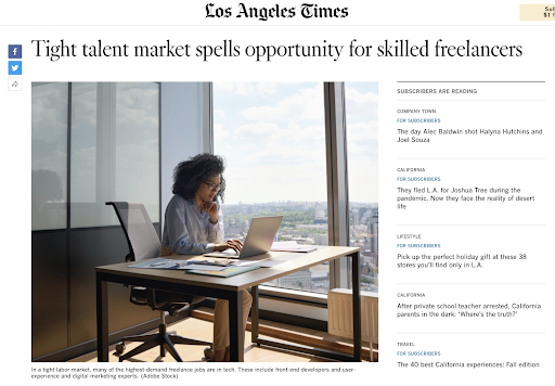 Los Angeles Times - Braintrust Feature