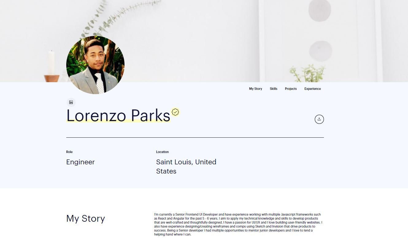 Lorenzo Parks, Braintrust Talent, Engineer