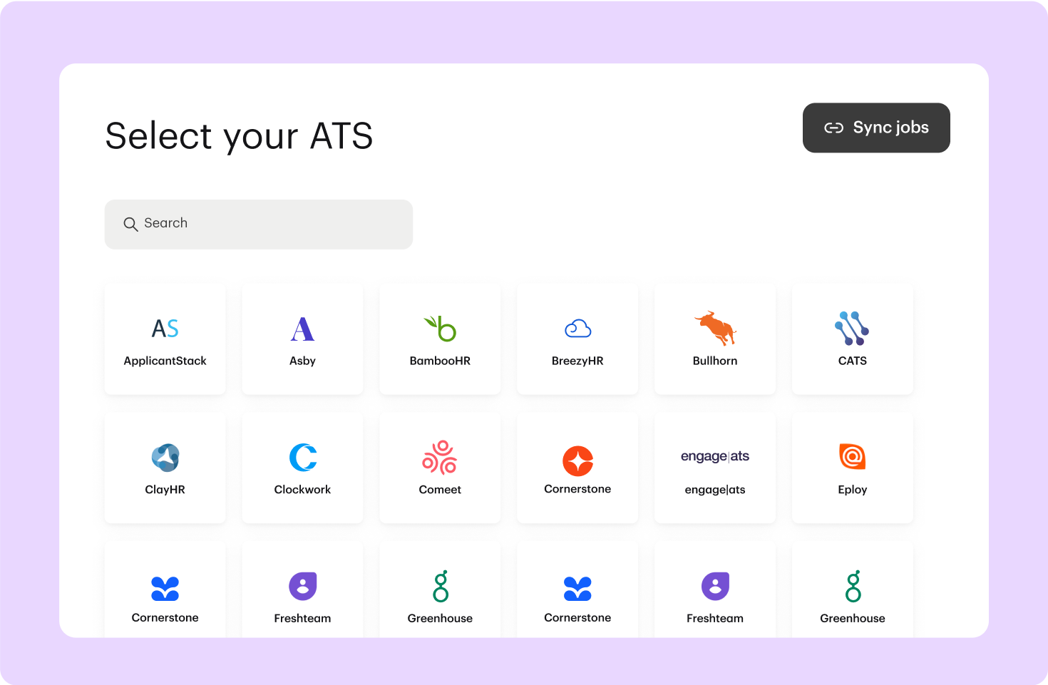 Select your ATS