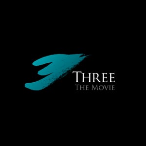 Sergio-Analco-Braintrust-Designer-3-Three The Movie logo-Aqua_black Background-01