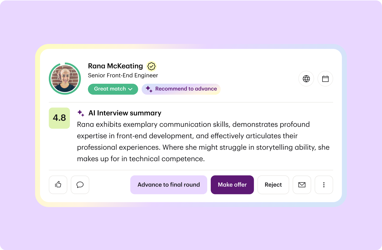 intervie summary