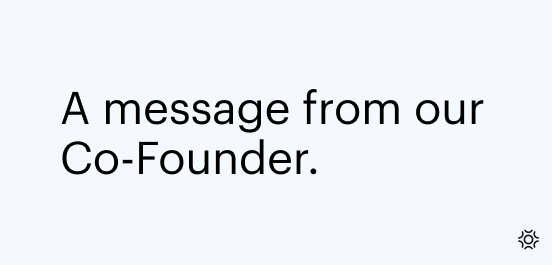 Braintrust Co-Founder Message to Community banner-1-1