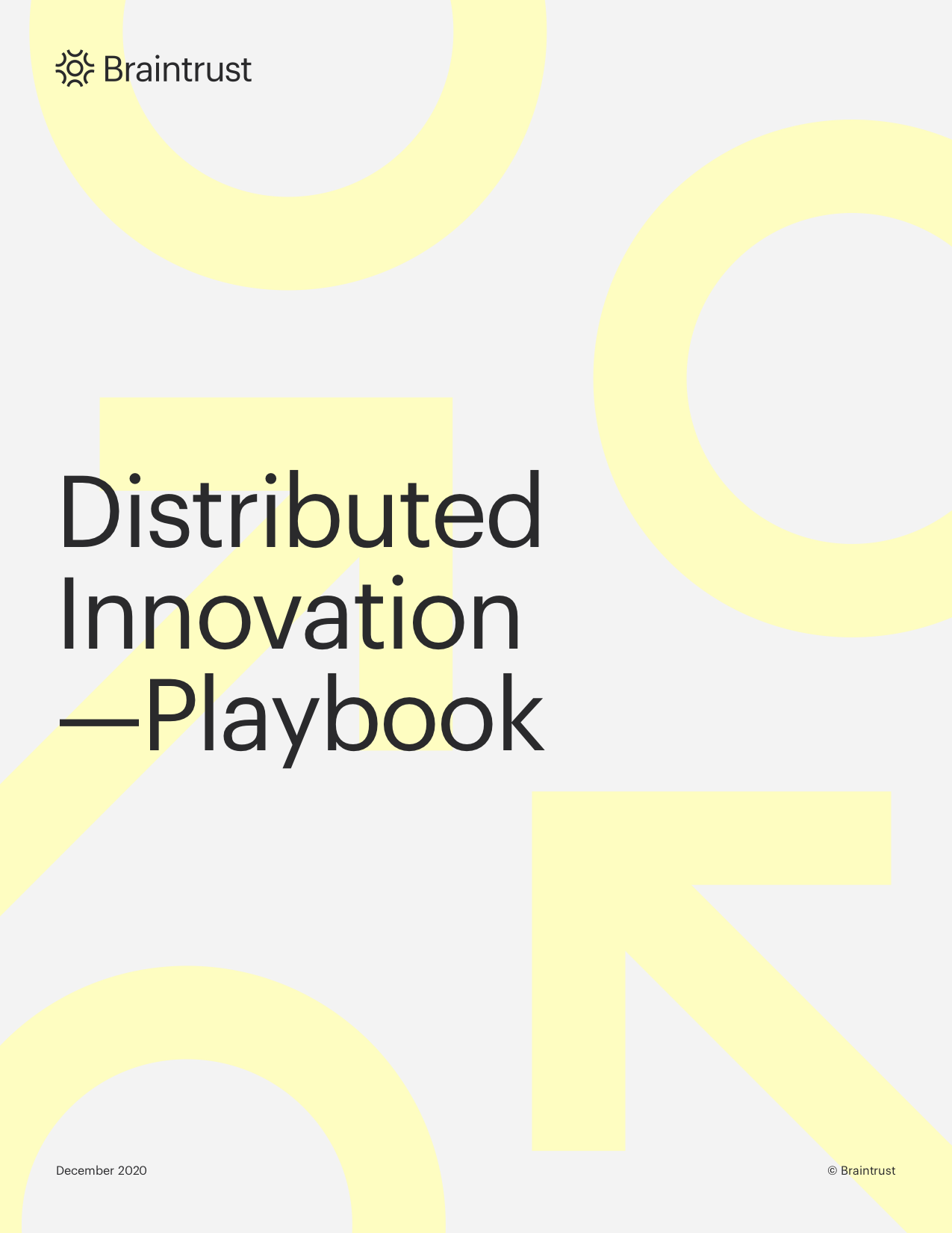 Distributed Innovation COVER