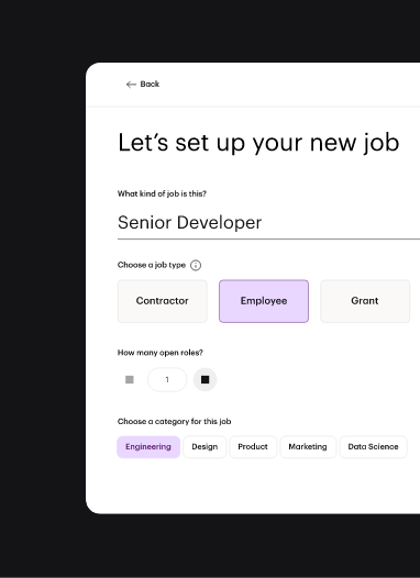 Post a job on our job boards